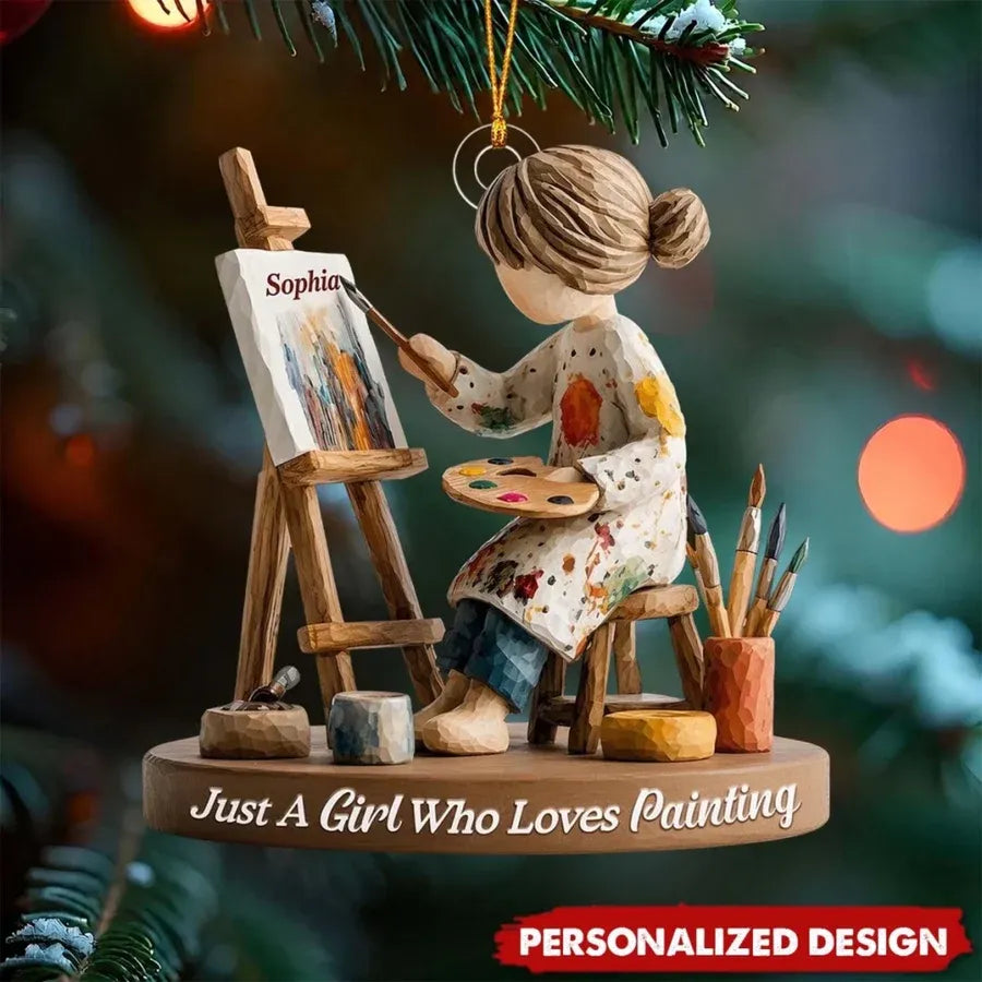 Custom Artist Acrylic Ornament