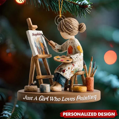 Custom Artist Acrylic Ornament
