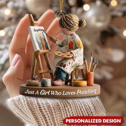 Custom Artist Acrylic Ornament
