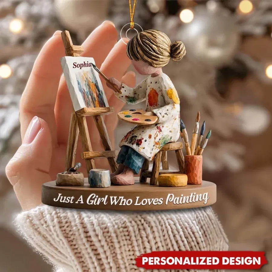Custom Artist Acrylic Ornament
