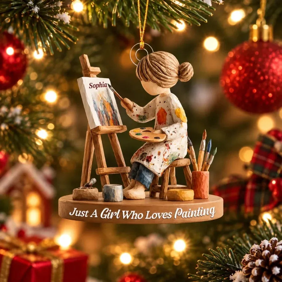 Custom Artist Acrylic Ornament